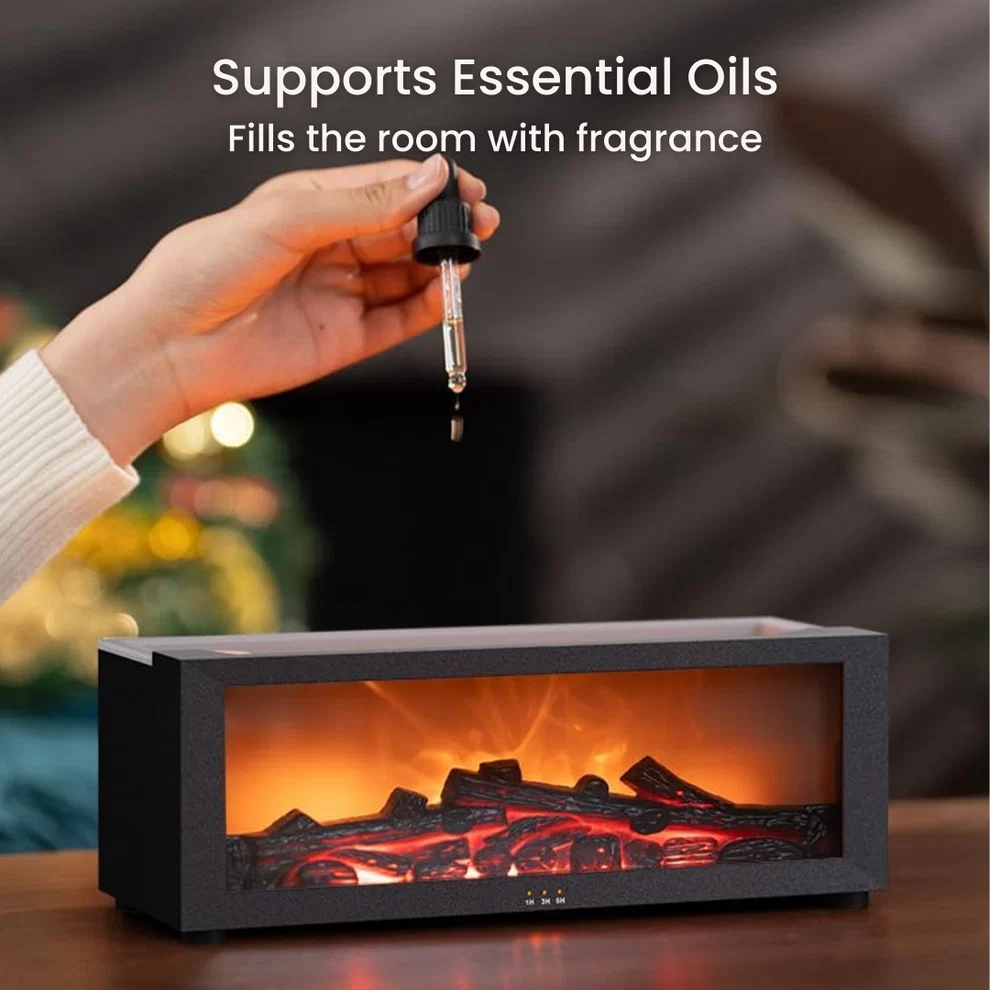 🔥Fireplace Flame Diffuser Humidifier with Remote