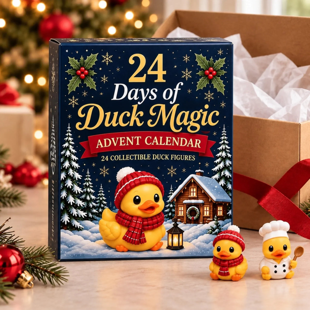 🦆🎄 3D Duck Magic Advent Calendar — 24 Days of Christmas Surprises!