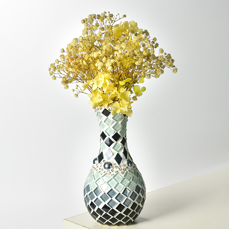 🎨 DIY Mosaic Vase Kit – Create Your Own Colorful Handmade Vase