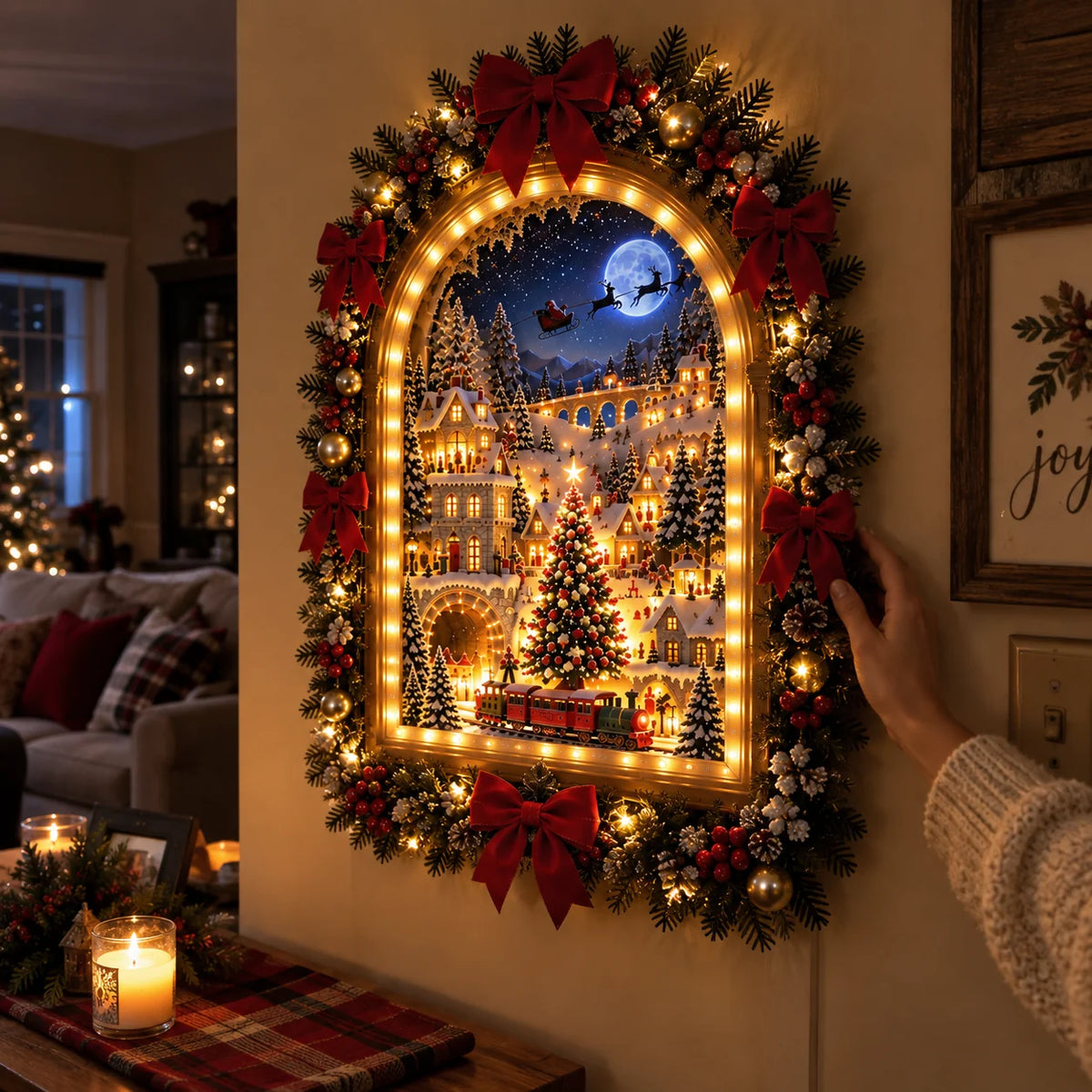 🏠✨ Animated Christmas Village — A Magical Holiday Display