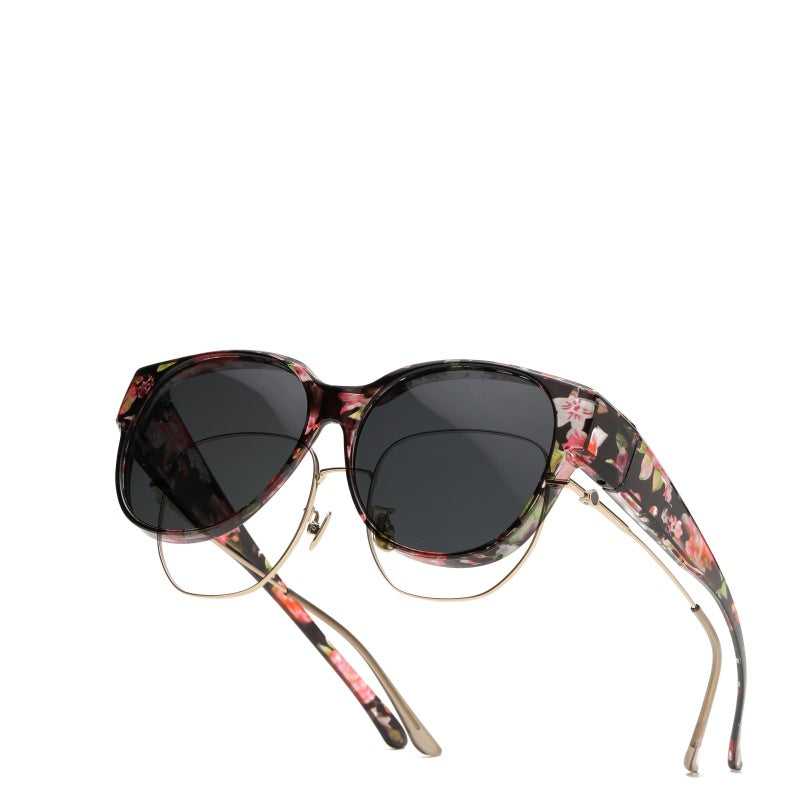 🔥😎2026 New Polarized UV400 Protection Trendy Round Cat-eye Sunglasses 🕶️