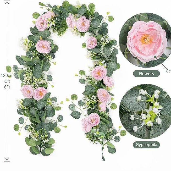 🔥Big Sale Now🌹Artificial Rose Garland Flower Vine