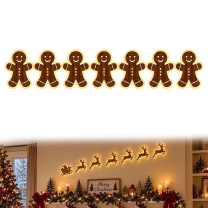 🎄LED Reindeer Wall Decorations - Festive Christmas Lighting