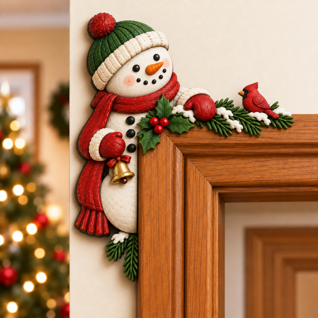 🎄🎅🎁Christmas Peekaboo Door Frame Corner Decor