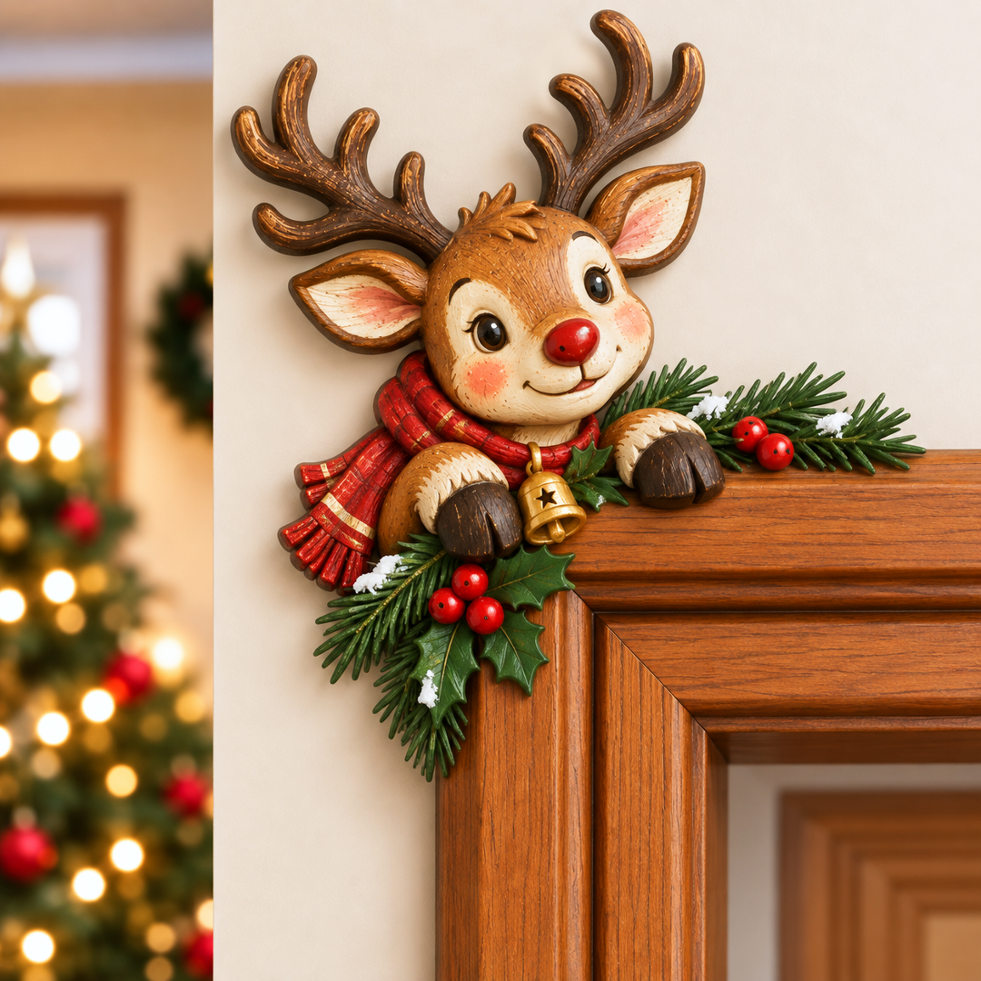 🎄🎅🎁Christmas Peekaboo Door Frame Corner Decor