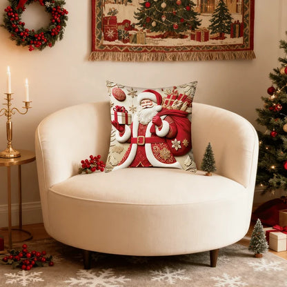 🎅 Christmas Best Seller❤️ Festive Red Pillow Cover — Add Holiday Cheer to Your Home