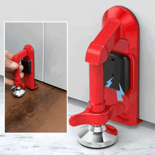 🔒 Portable Alarm Door Stopper – Travel Security & Instant 80dB Protection