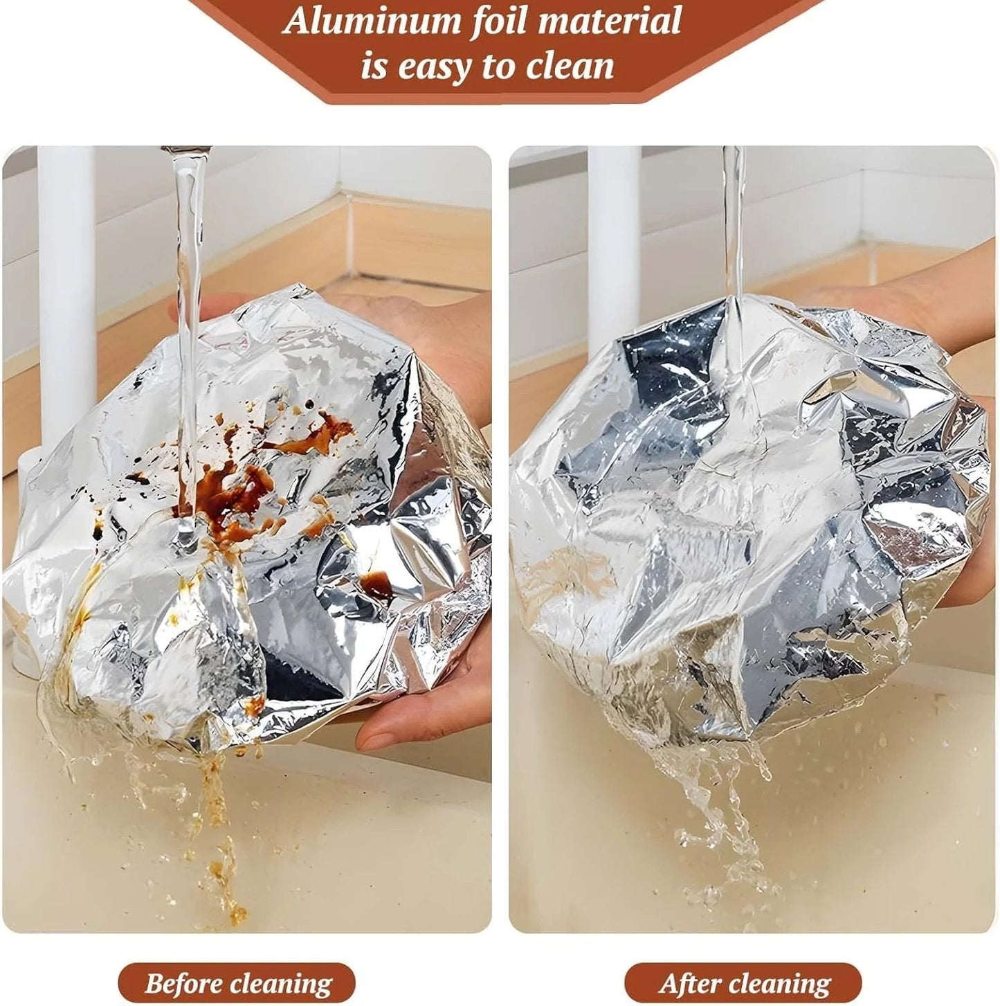 🔥🍲Reusable Aluminum Foil Food Cover – Keeps Meals Warm, Fresh & Protected