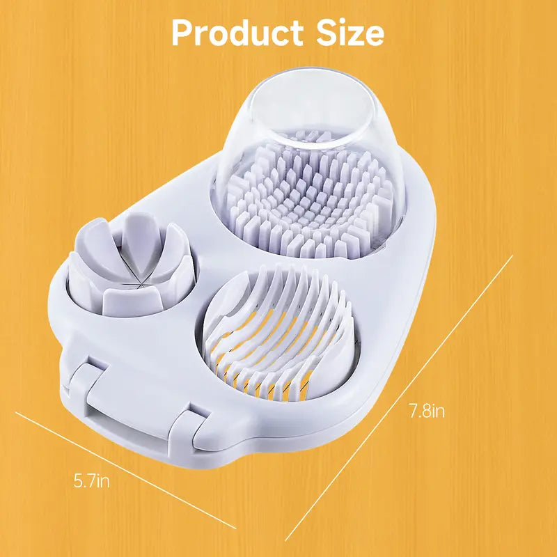 🥚3-in-1 Egg Slicer – Slice, Dice & Cut Perfectly Every Time