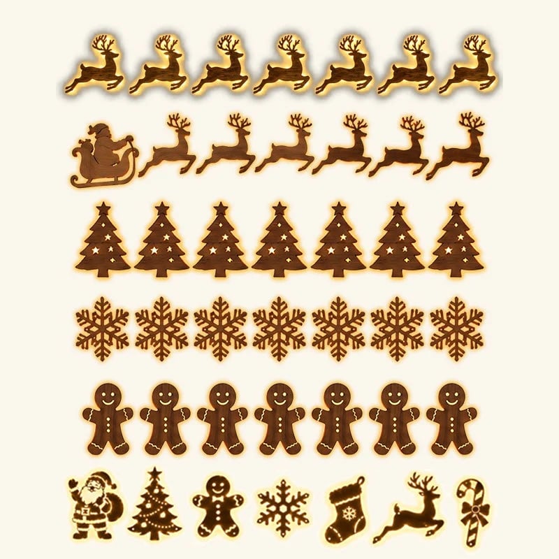 🎄LED Reindeer Wall Decorations - Festive Christmas Lighting