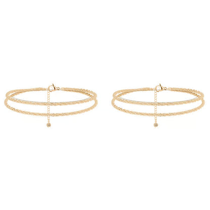 🔥✨Minimalist Layered Shiny Anklet For Women