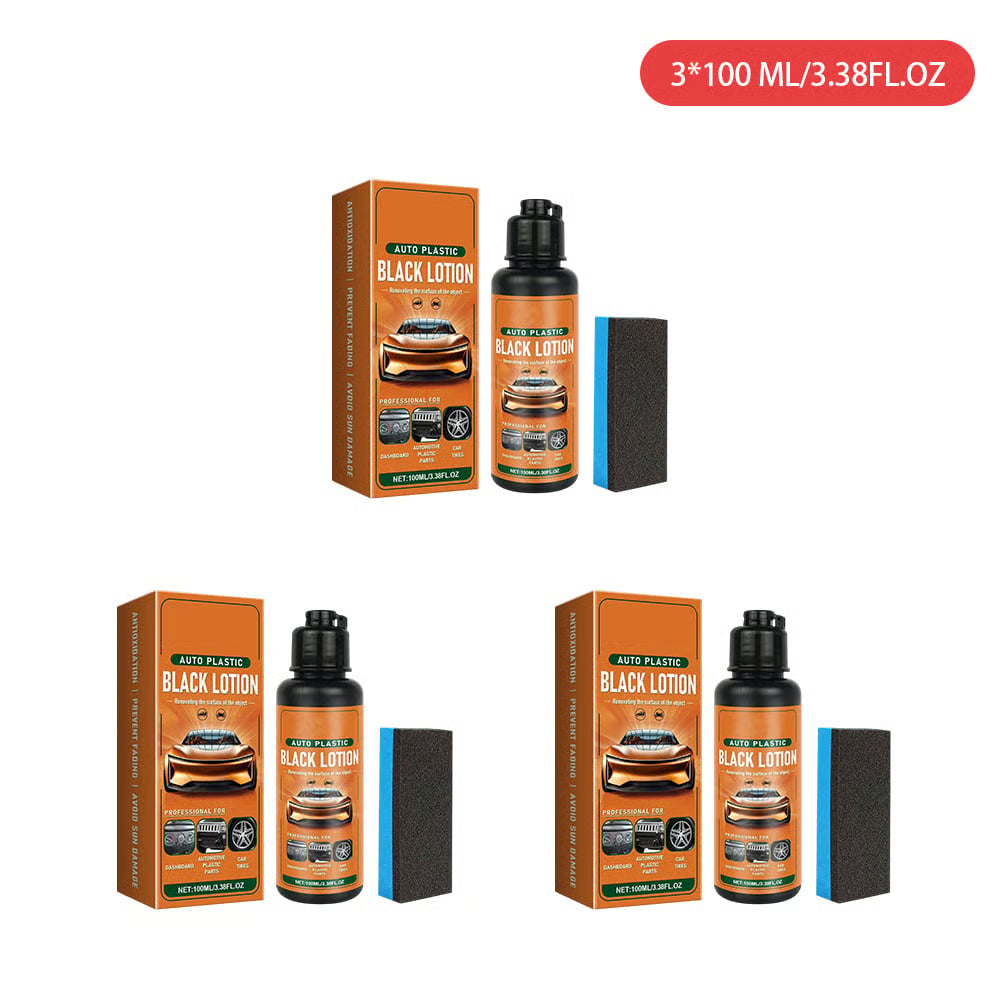 ⚡ 2026 New Upgrade! 🚗🧴Plastic Restorer for Cars – Interior Trim Cleaner, Stain Remover & Deep Black Shine Restoring Spray