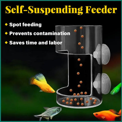 🐟 Last Day Special Price!✨Buy more save more🎁Aquarium Feeding Ring and Tray