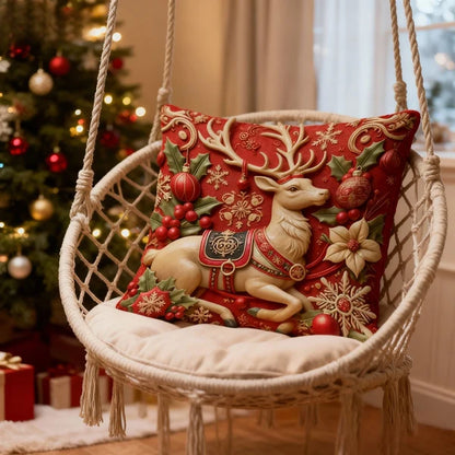 🎅 Christmas Best Seller❤️ Festive Red Pillow Cover — Add Holiday Cheer to Your Home