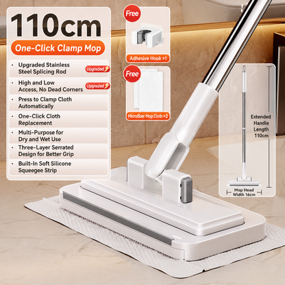 Use Any Old Cloth! The Smart Tooth-Grip Mop That Saves You Money. 💰👕