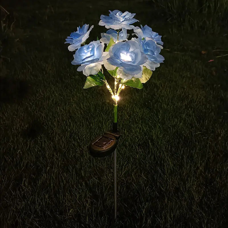 🎁🔥☀️2026 NEW Solar Simulated Garden Lights, upgraded solar panels, IP44 dustproof and waterproof