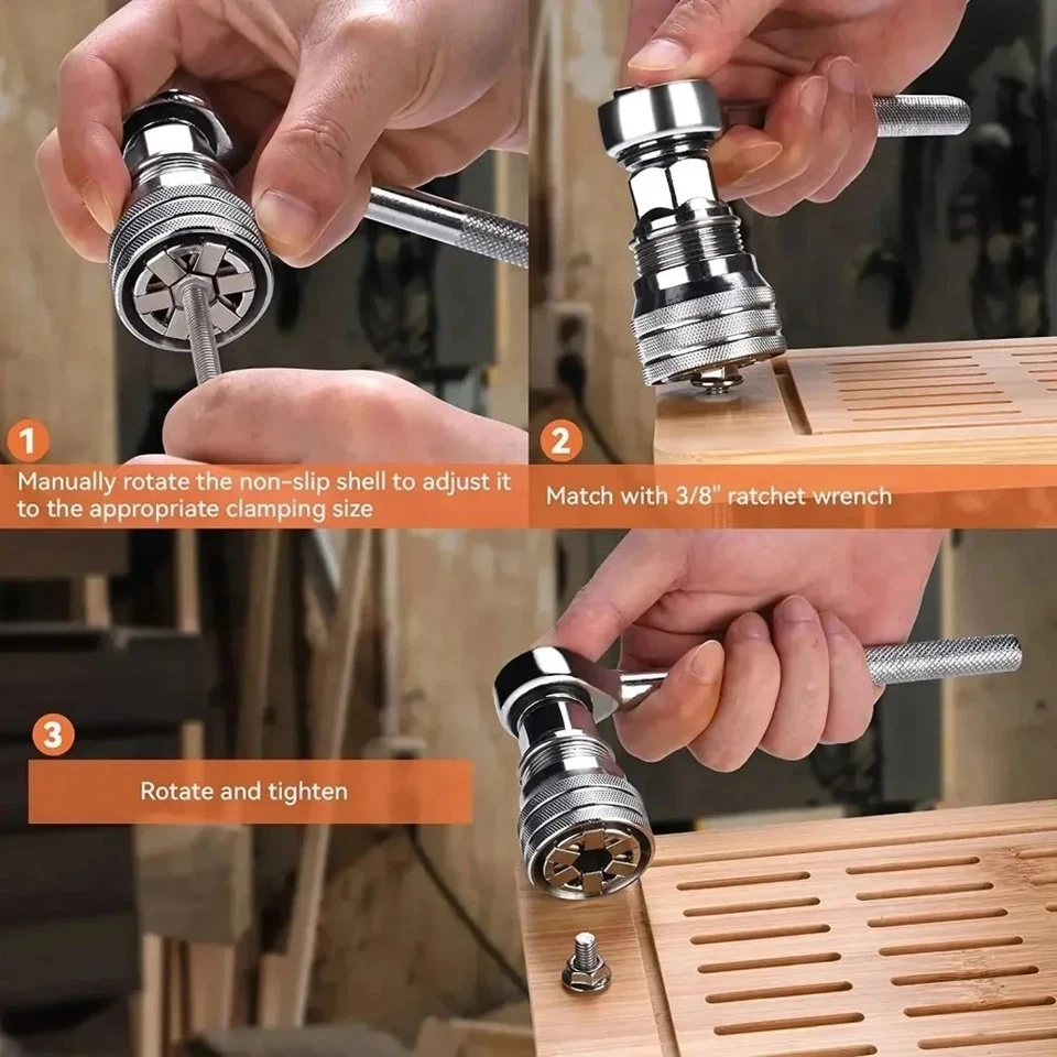 ⚒️Multi-function Universal Socket Wrench Tool