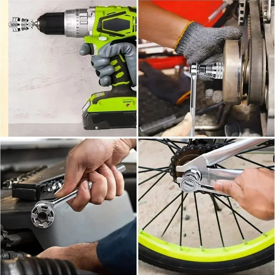 ⚒️Multi-function Universal Socket Wrench Tool