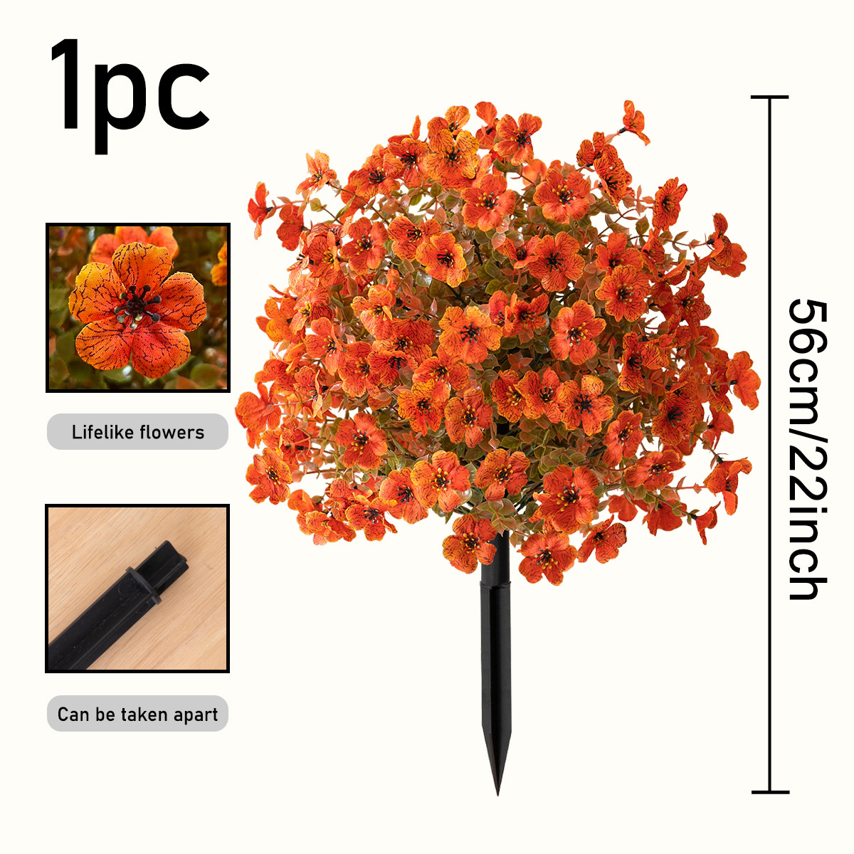 🌱Outdoor/Indoor UV Resistant & Waterproof Artificial Flower Decor