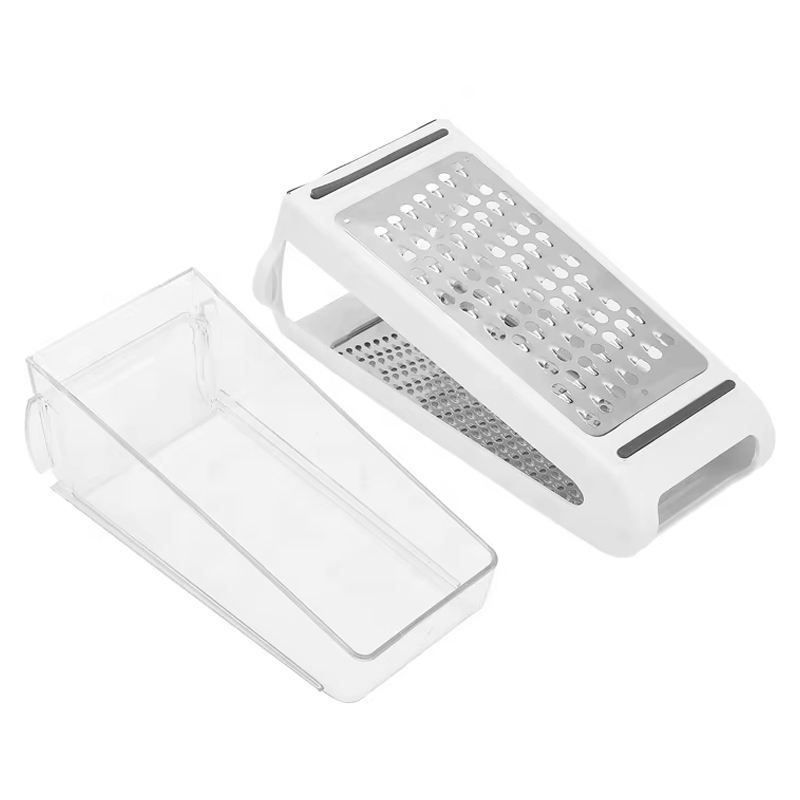 🧀 2-in-1 Cheese Grater Box – Dual-Sided Stainless Steel Grater