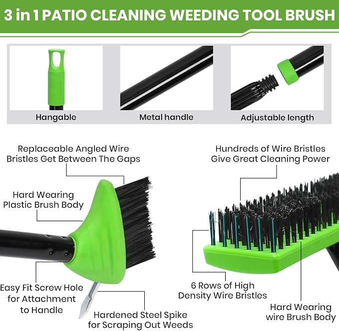 🌿3-in-1 Versatile Weed Brush Combo Set