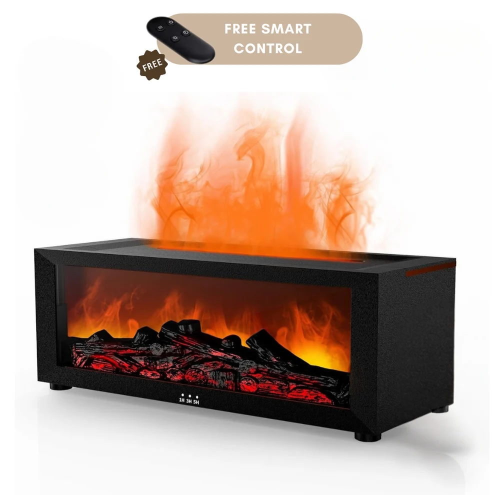 🔥Fireplace Flame Diffuser Humidifier with Remote