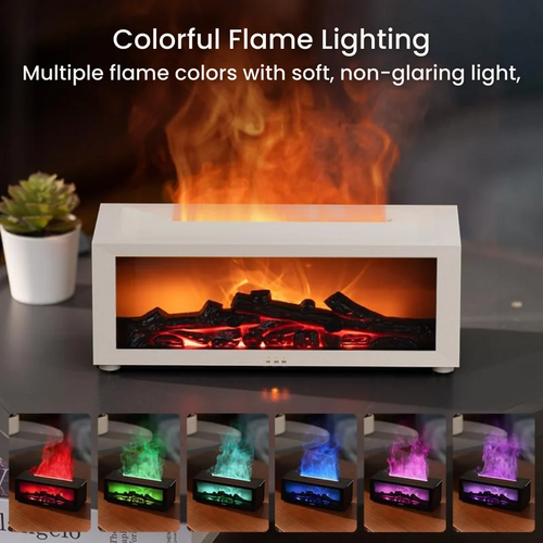 🔥Fireplace Flame Diffuser Humidifier with Remote
