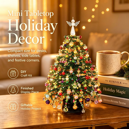 🎄DIY Beaded Christmas Tree Ornament Craft Kit