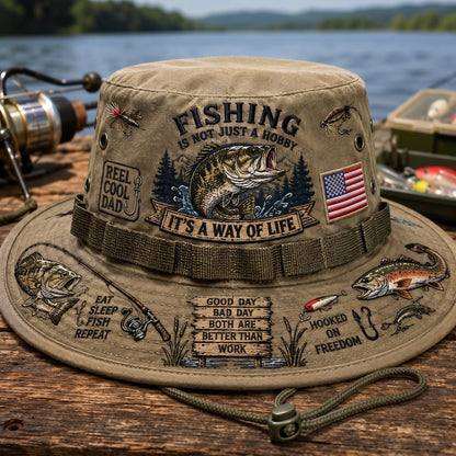 Last Day Promo: 49% OFF 🎣 Fishing Is a Way of Life Boonie Hat