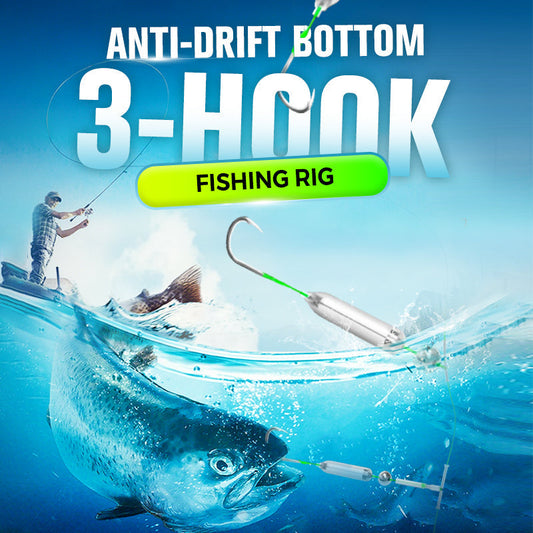 🔥LAST DAY 55% OFF - 3 Hooks Anti Drift Bottom Fishing Rig
