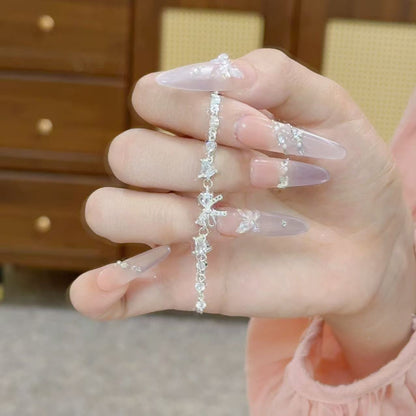 🎀Crystal Bow Bracelet – Elegant Wrist Jewelry with a Romantic Touch