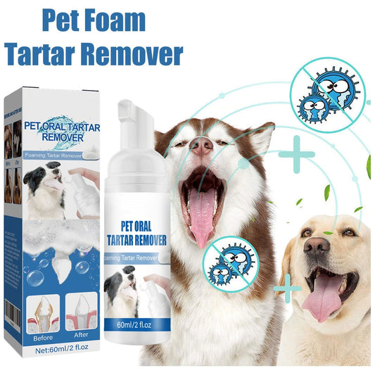 🐶🦷 Pet Oral Care Foam – Removes Odors & Promotes Healthy Teeth and Gums 🪥