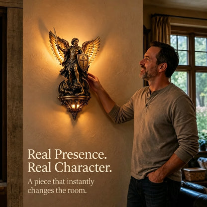 🕊️St. Michael Guardian Angel Wall Light✨