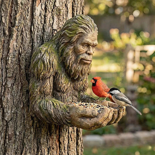 🐦Bigfoot Bird Feeder– Outdoor Resin Decor 🌿
