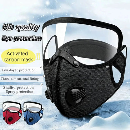 ✅ Reusable Carbon Filter Dust Mask – Built for Active Lifestyles