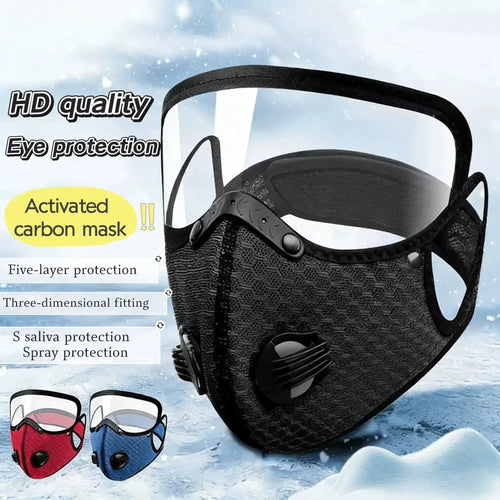 ✅ Reusable Carbon Filter Dust Mask – Built for Active Lifestyles