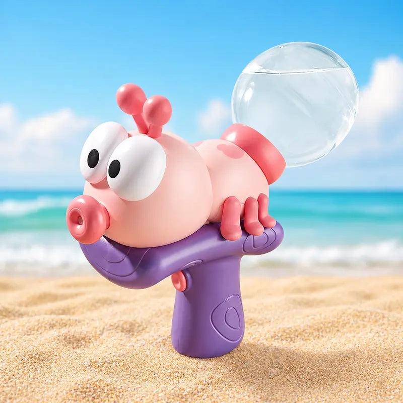 Electric Water Blaster Toy for Kids, Summer Water Blaster Pool Toy with Cute Animal Design, One-Touch Spray Splash Toy for Beach Backyard Outdoor Play Boys Girls