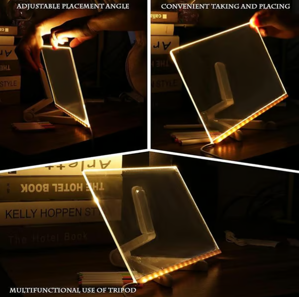 🎁Creative Rewritable Acrylic LED Message Board 🎨