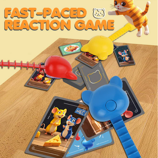 🐱🐭 Cat & Mouse Reaction Training Game – Fast-Paced Family Fun