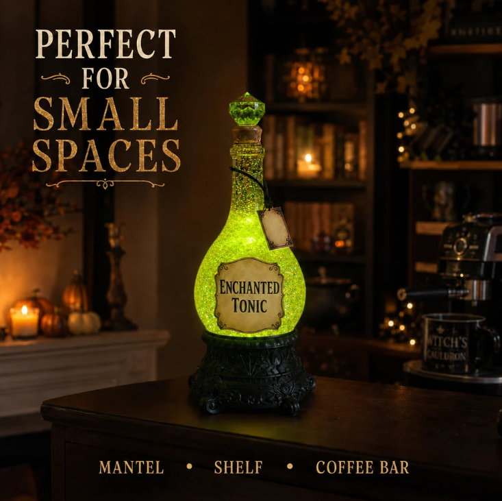 🔥 Last Day 49% OFF - 🧙✨ Lighted Enchanted Tonic Poison Bottle Glitter Globe(📦 Buy 2 Free Shipping)