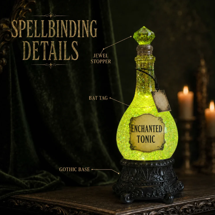 🔥 Last Day 49% OFF - 🧙✨ Lighted Enchanted Tonic Poison Bottle Glitter Globe(📦 Buy 2 Free Shipping)
