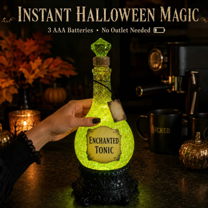 🔥 Last Day 49% OFF - 🧙✨ Lighted Enchanted Tonic Poison Bottle Glitter Globe(📦 Buy 2 Free Shipping)