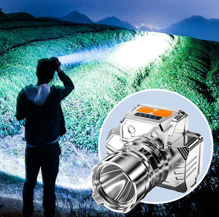 🔥💧 Hot Sale! Waterproof Motion Sensor Headlamp — Bright, Hands-Free & Rechargeable