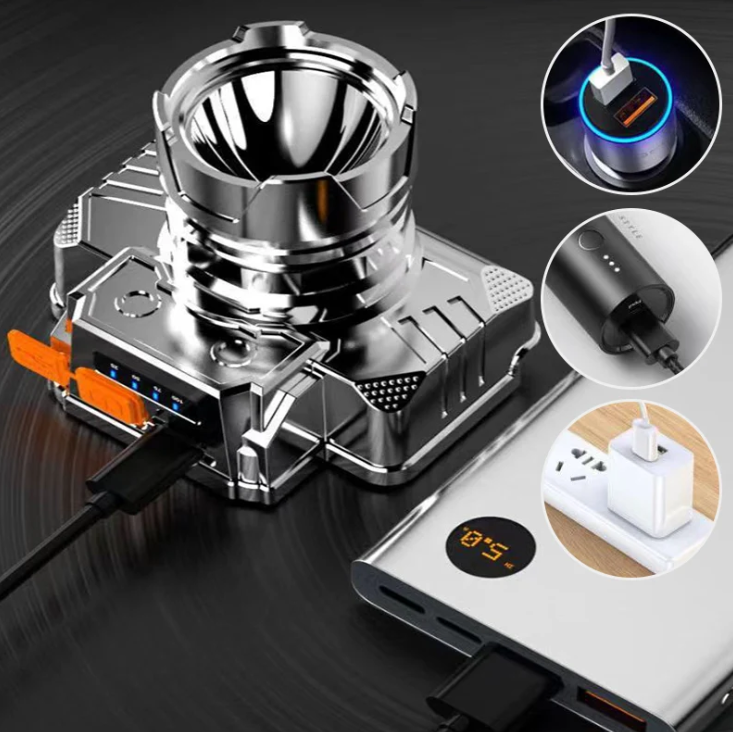 🔥💧 Hot Sale! Waterproof Motion Sensor Headlamp — Bright, Hands-Free & Rechargeable