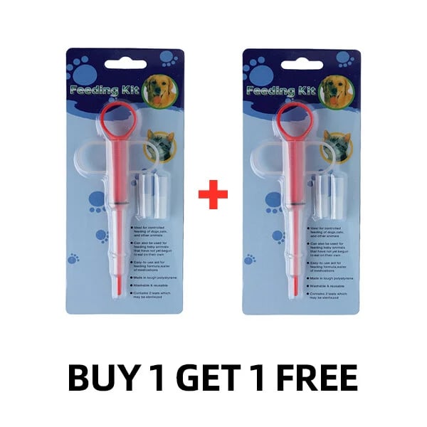 💉 2-in-1 Pet Medicine Feeder – For Pills & Liquid Medication 🐾