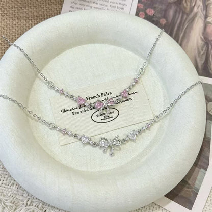 🎀Crystal Bow Bracelet – Elegant Wrist Jewelry with a Romantic Touch