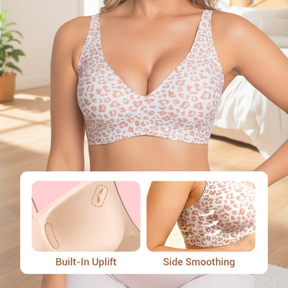 🔥Limited Buy 1 Get 1 Free 💕Jelly Wireless Women‘s Comfortable Wireless Bras Push Up Bra Seamless T shirts Bras Deep V Everyday Bras