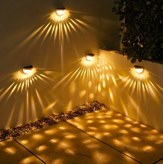 🔥☀️ Solar Step Lights – Waterproof Garden Glow in Warm, White & Color Modes