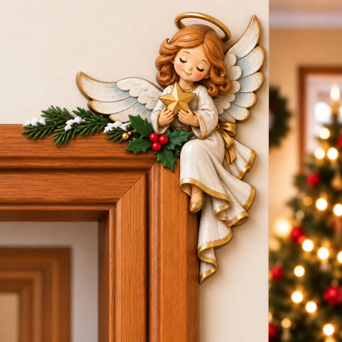 🎄🎅🎁Christmas Peekaboo Door Frame Corner Decor