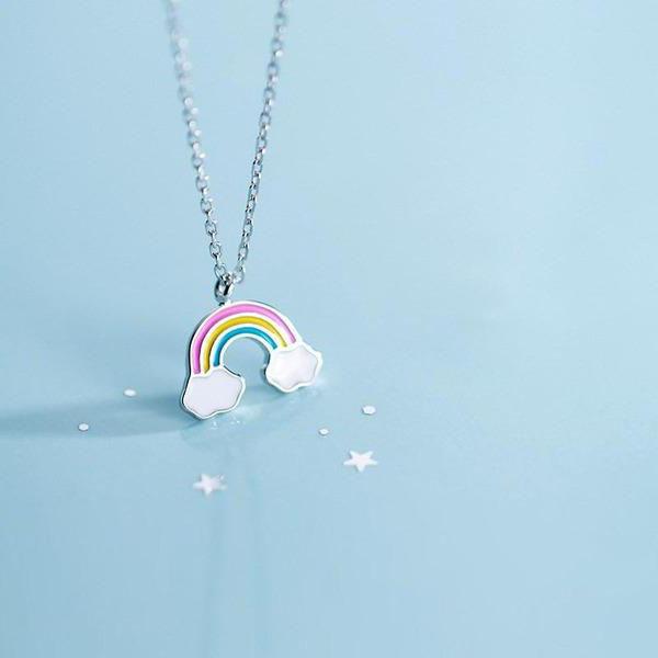 S925 Cloud Rainbow Necklace